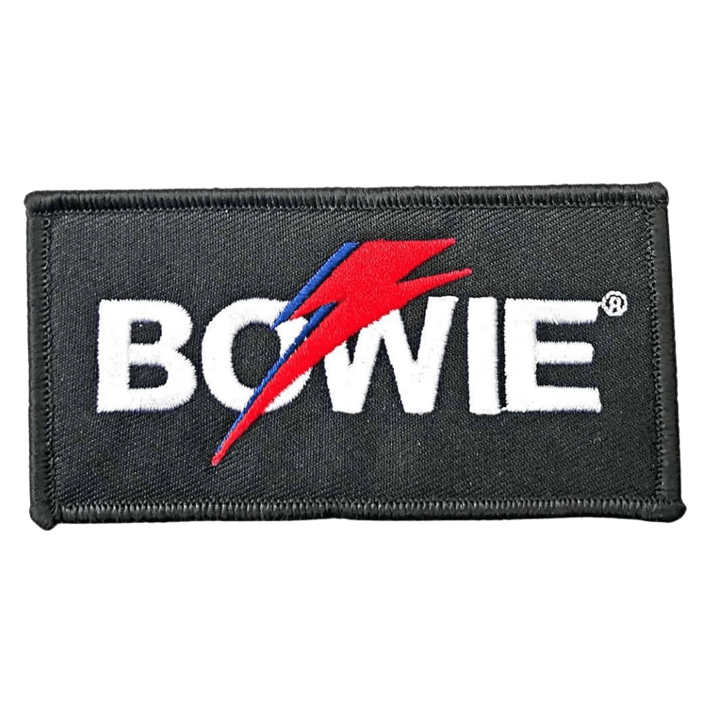 David Bowie Patch · Flash Logo Stripe (10cm x 5cm)