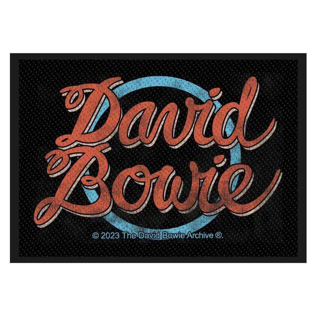 David-Bowie-Patch-Text-Logo - Totenkopf.com