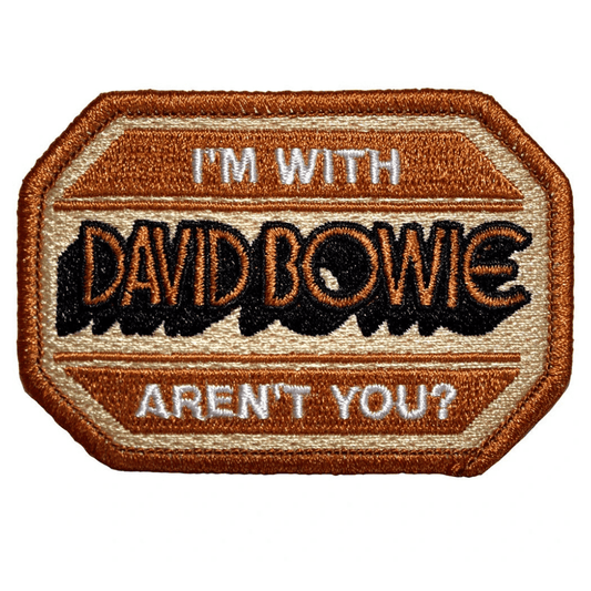 David-Bowie-Patch-im-with-arent-you - Totenkopf.com