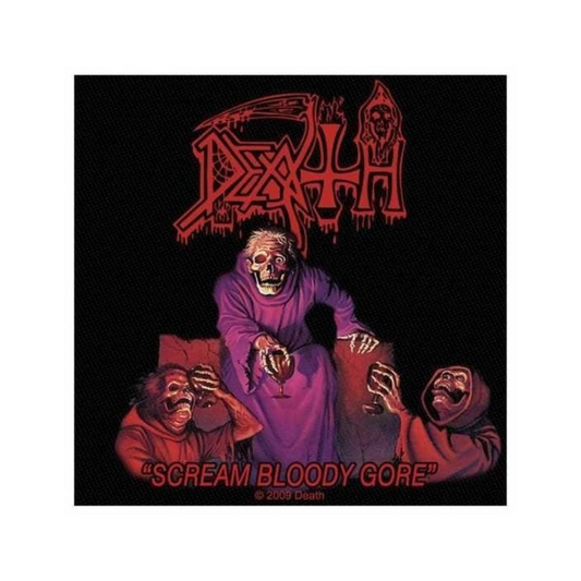 Death Aufnäher Patch Scream Bloody Gore