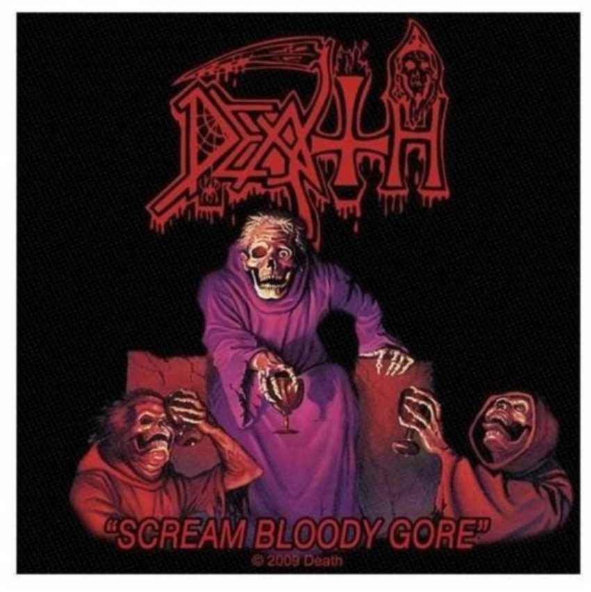 Death Aufnäher Patch Scream Bloody Gore