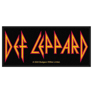 Def Leppard Patch Aufnäher · Logo Stripe · Offizieller Metal Band Merch