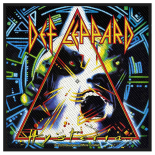 Def Leppard Patch Aufnäher · Hysteria · Offizieller Metal Band Merch