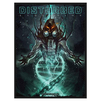 Disturbed Patch Aufnäher · Evolution Hooded · Offizieller Metal Band Merch