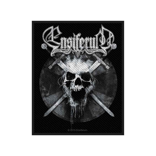 Ensiferum Aufnaeher Patch - Motiv: Skull