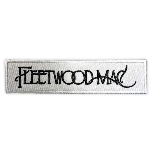Fleetwood Mac Patch · Text Logo Stripe (12xm x 3cm)