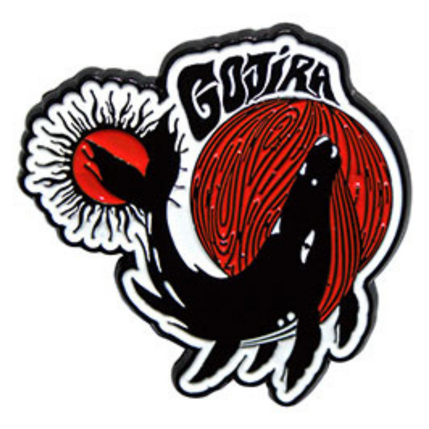 Gojira Anstecker Pin · Whale · Official Metal Band Merch