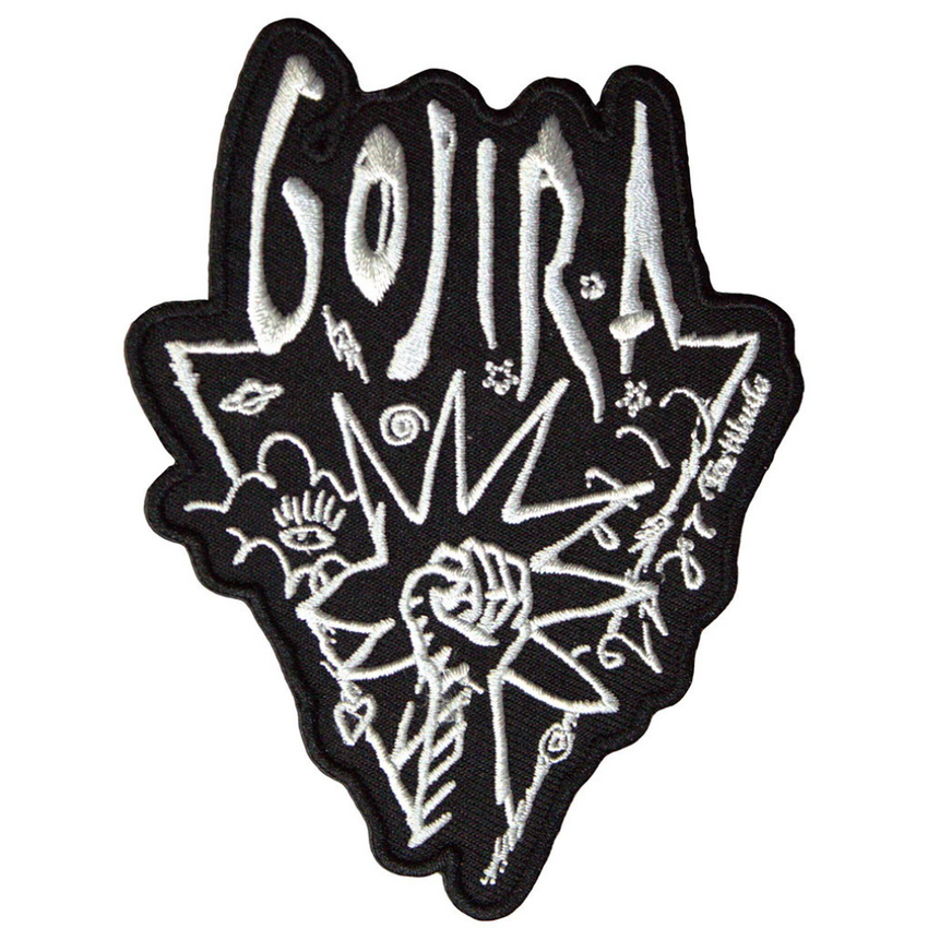 Gojira Patch Aufnäher · Power Glove · Offizieller Metal Band Merch 