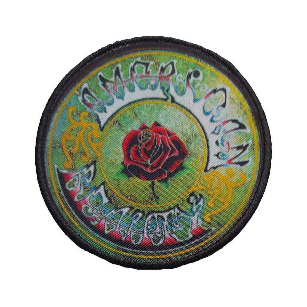 Grateful Dead Aufnäher Patch American Beauty Circle 