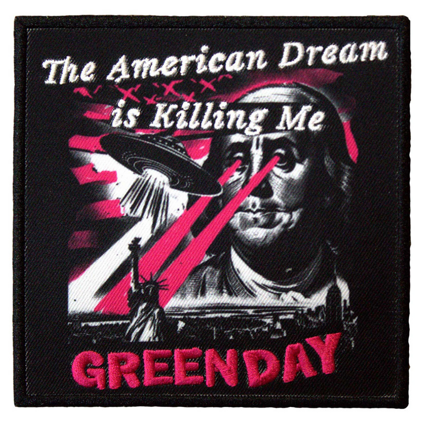 Green Day Patch Aufnäher · American Dream · Offizieller Metal Band Merch