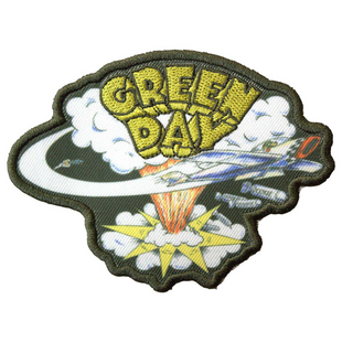 Green Day Patch Aufnäher · Dookie Cut-Out Green · Offizieller Metal Band Merch