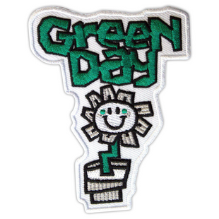 Green Day Patch Aufnäher · Flower Pot · Offizieller Metal Band Merch