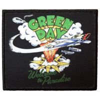 Green Day Patch Aufnäher · Welcome To Paradise · Offizieller Metal Band Merch