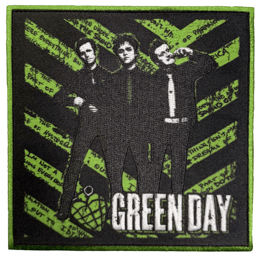 Green-Day-Patch-Green-Grenade - Totenkopf.com
