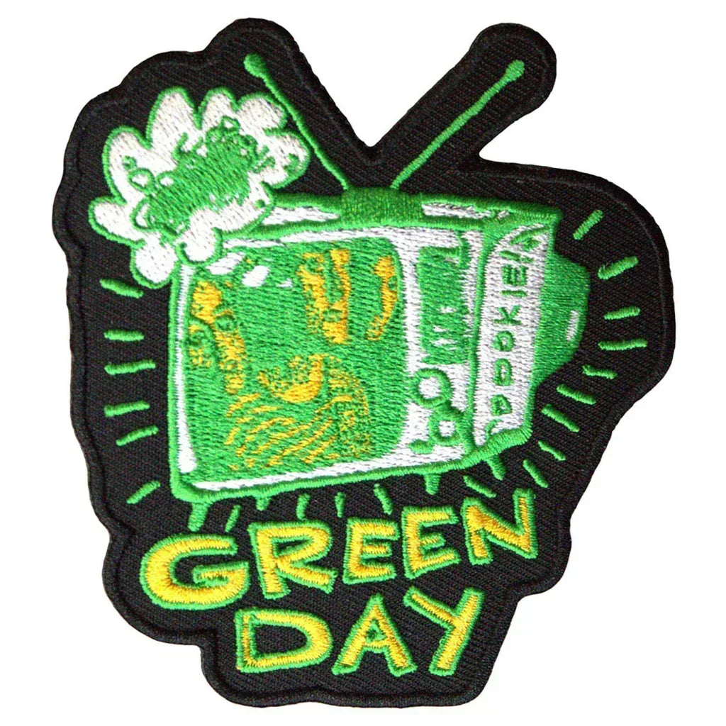 Green Day Patch · Longview TV (9cm x 10cm) - Totenkopf.com