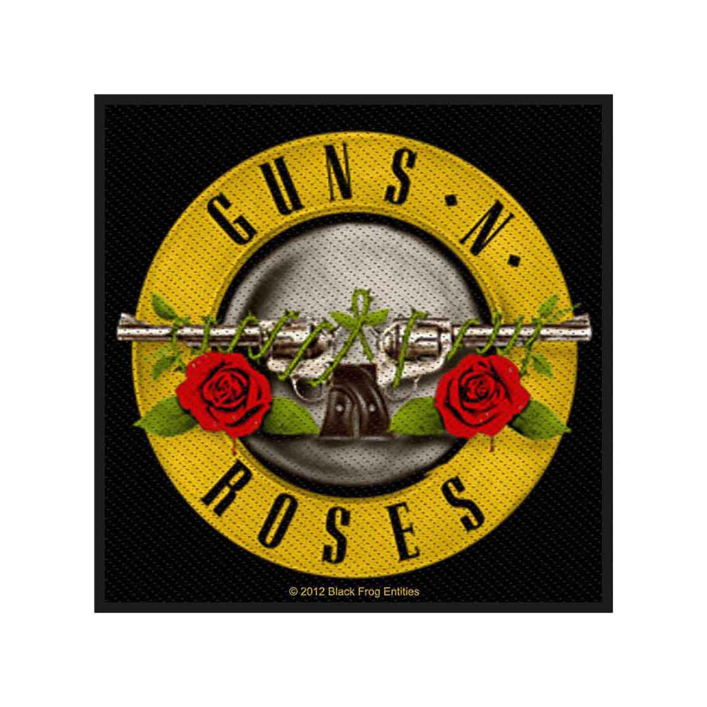 Guns N' Roses Aufnäher Stripe Patch - Motiv: Bullet Logo