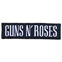 Guns N' Roses Aufnäher Stripe Patch - Motiv: Text Logo