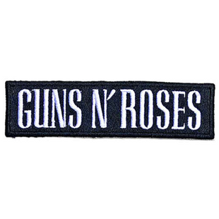 Guns N' Roses Patch Aufnäher · Logo Stripe · Offizieller Metal Band Merch