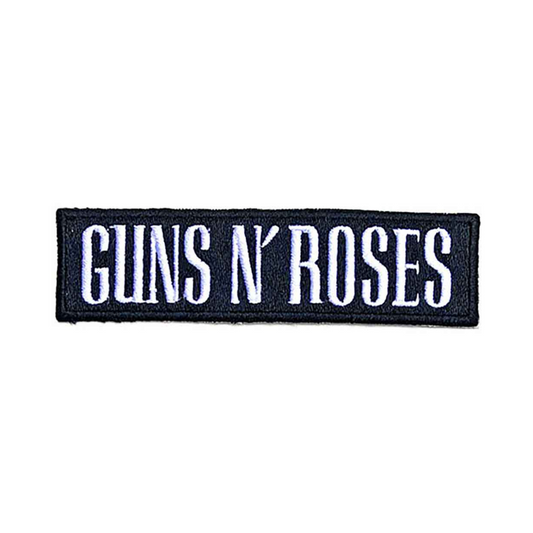 Guns N' Roses Aufnäher Stripe Patch - Motiv: Text Logo