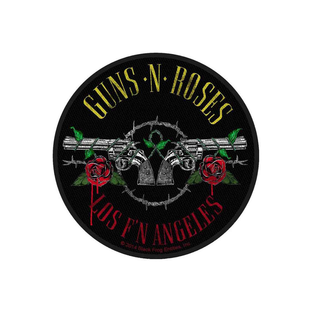 Guns N' Roses Aufnäher Stripe Patch - Motiv: Los FN Angeles