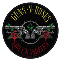 Guns N' Roses Aufnäher Stripe Patch - Motiv: Los FN Angeles