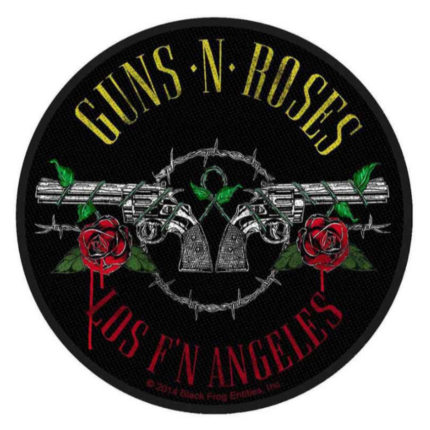 Guns N' Roses Aufnäher Stripe Patch - Motiv: Los FN Angeles