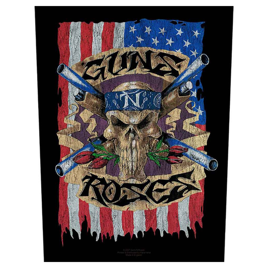 Guns N' Roses Backpatch Rückenaufnäher · Flag