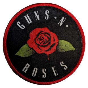 Guns N' Roses Patch Aufnäher · Rose · Offizieller Metal Band Merch