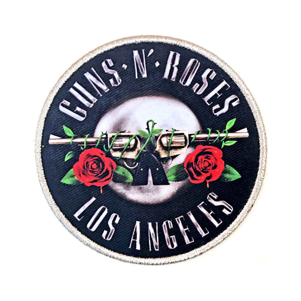 Guns N' Roses Aufnäher Patch Los Angeles Silver