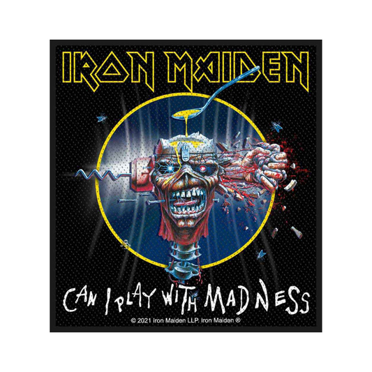 Iron Maiden Aufnäher Patch Can I Play With Madness