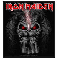 Iron Maiden Aufnäher Patch Eddie Candle Finger