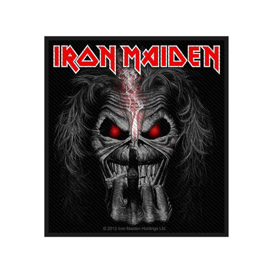 Iron Maiden Aufnäher Patch Eddie Candle Finger