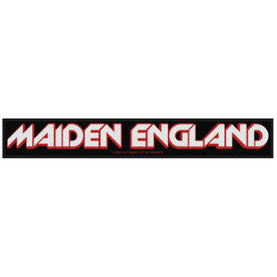 Iron Maiden Patch Aufnäher · England Stripe · Offizieller Metal Band Merch