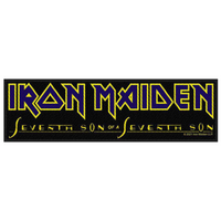 Iron Maiden Aufnäher Stripe Patch Seventh Son Logo