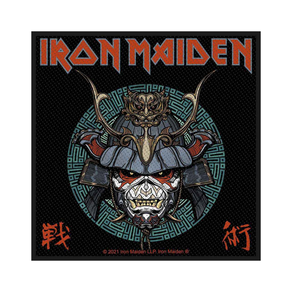 Iron Maiden Aufnäher Patch Senjutsu Mask