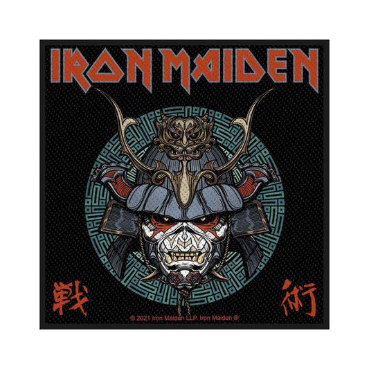 Iron Maiden Aufnäher Patch Senjutsu Mask