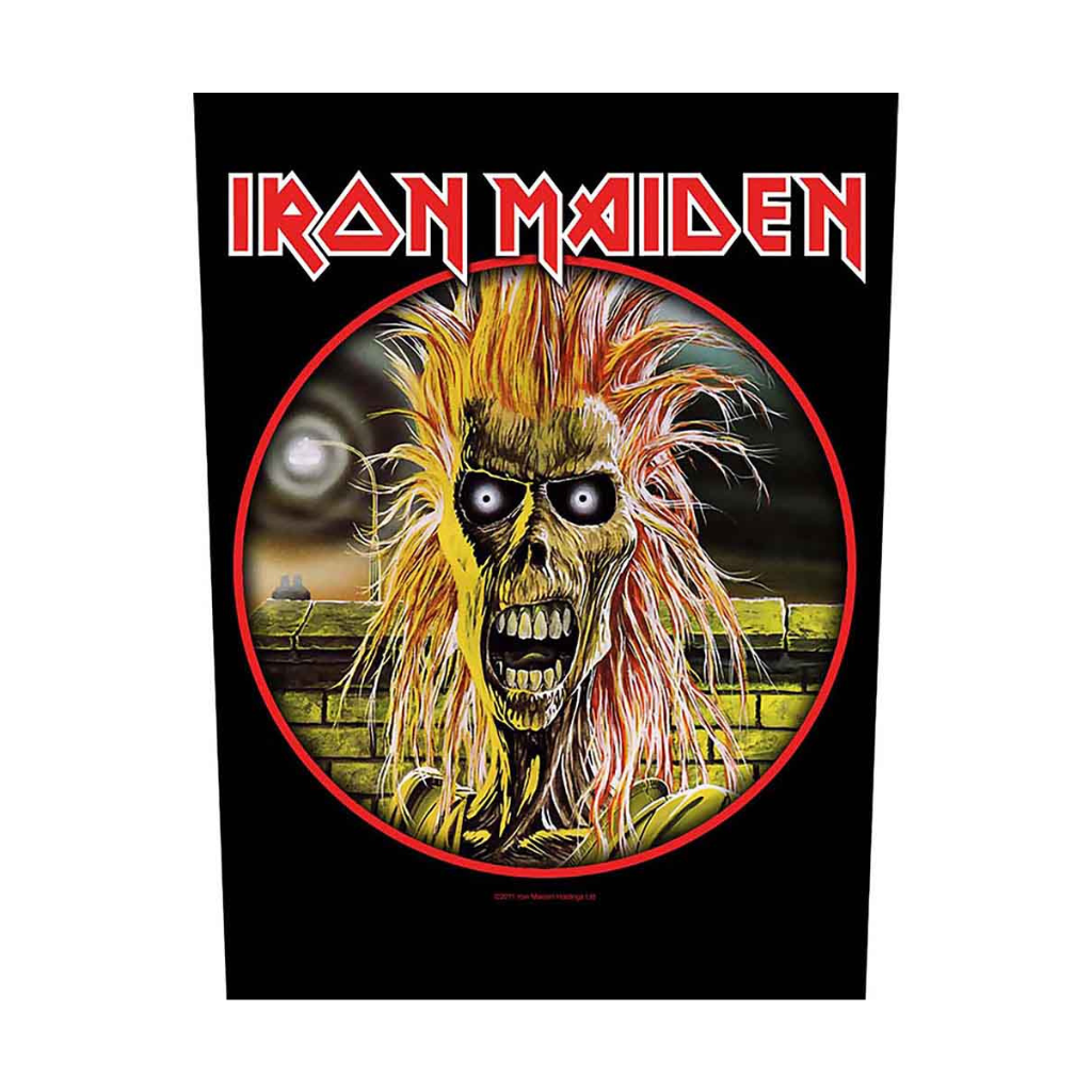 Iron Maiden Backpatch Rückenaufnäher Eddie Face