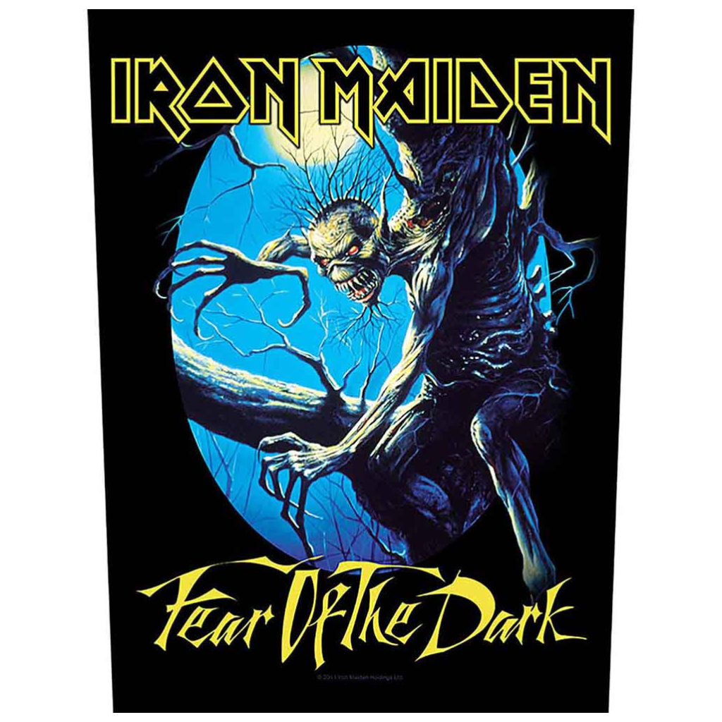 Iron Maiden Backpatch Rückenaufnäher · Fear of the Dark · Offizieller Metal Band Merch