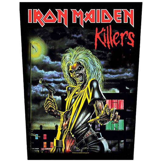 Iron Maiden Backpatch Rückenaufnäher · Killers · Offizieller Metal Band Merch