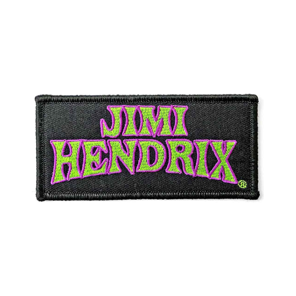 Jimi Hendrix Patch Aufnäher · Logo · Offizieller Metal Band Merch