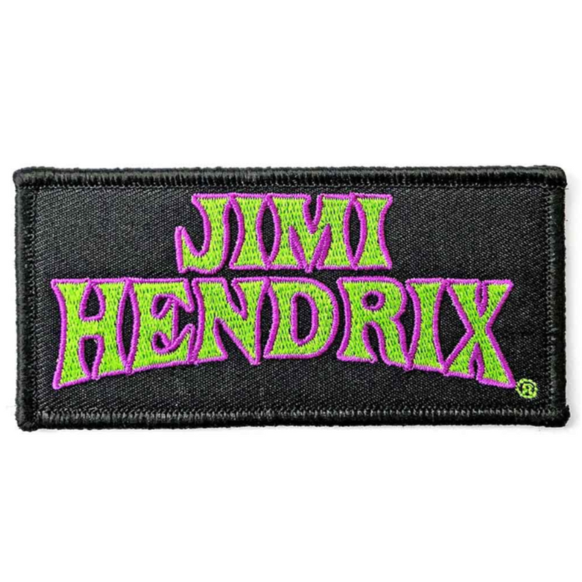 Jimi Hendrix Patch Aufnäher · Logo · Offizieller Metal Band Merch