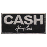 Johnny Cash Patch Aufnäher · Block · Official Band Merch