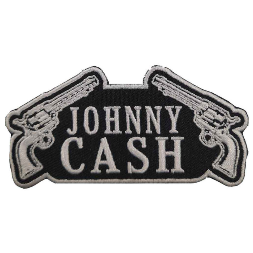 Johnny Cash Patch Aufnäher · Gun · Official Band Merch