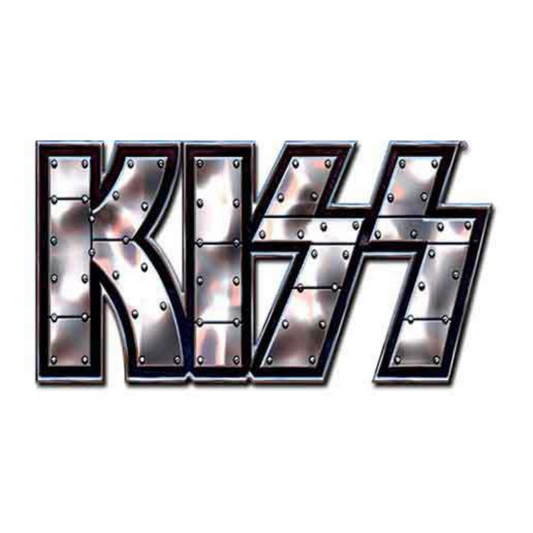 Kiss Anstecker Pin · Stud Logo · Official Metal Band Merch