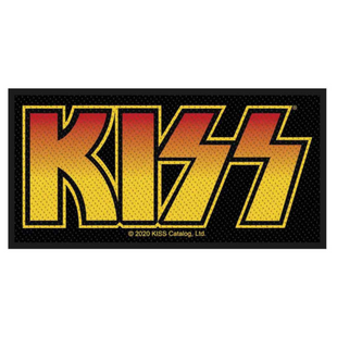 Kiss Patch Aufnäher · Logo Stripe · Offizieller Metal Band Merch