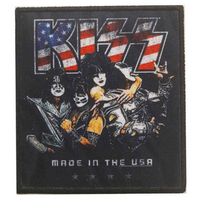 Kiss Aufnäher Patch - Motiv: Made In The USA