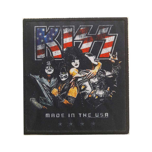 Kiss Aufnäher Patch - Motiv: Made In The USA