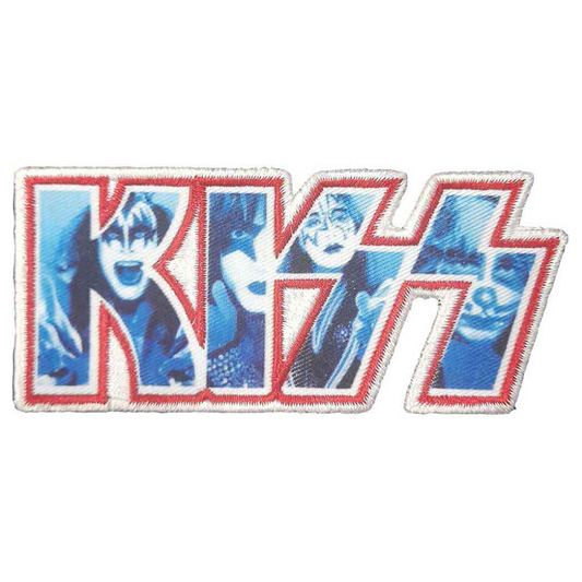 Kiss Patch Aufnäher · Infill Logo · Offizieller Metal Band Merch