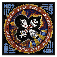 Kiss Patch Aufnäher · Rock' n And Roll · Offizieller Metal Band Merch 