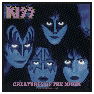 Kiss Patch Aufnäher · Creatures of the Night Woven · Offizieller Metal Band Merch